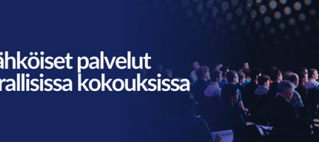 Sähköiset palvelut virallisissa kokouksissa banner